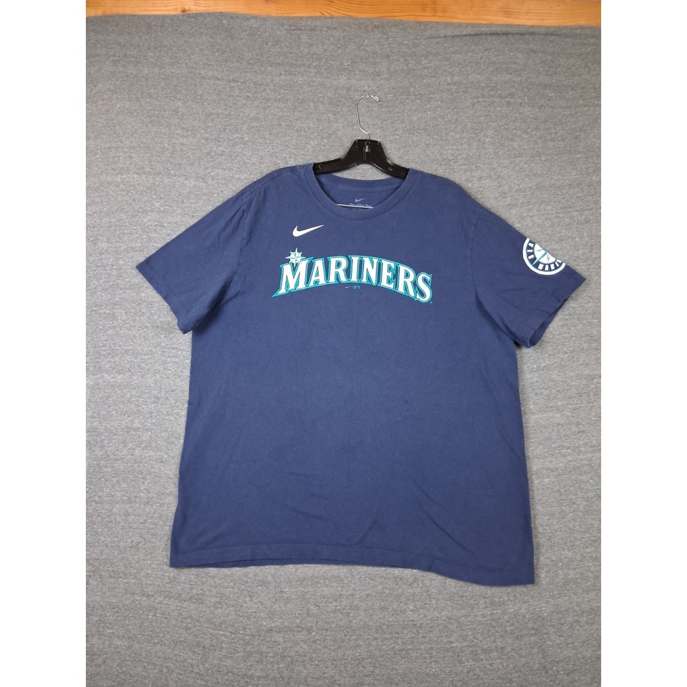 Seattle Mariners X Nike Adult Shirt‎ XL Blue Baseball Big Dumper Cal Raleigh - Picture 2 of 8